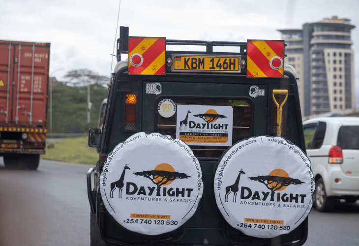 Daylight Adventures & Safaris 4 X 4 Safari Jeep On the Way To Maasai Mara